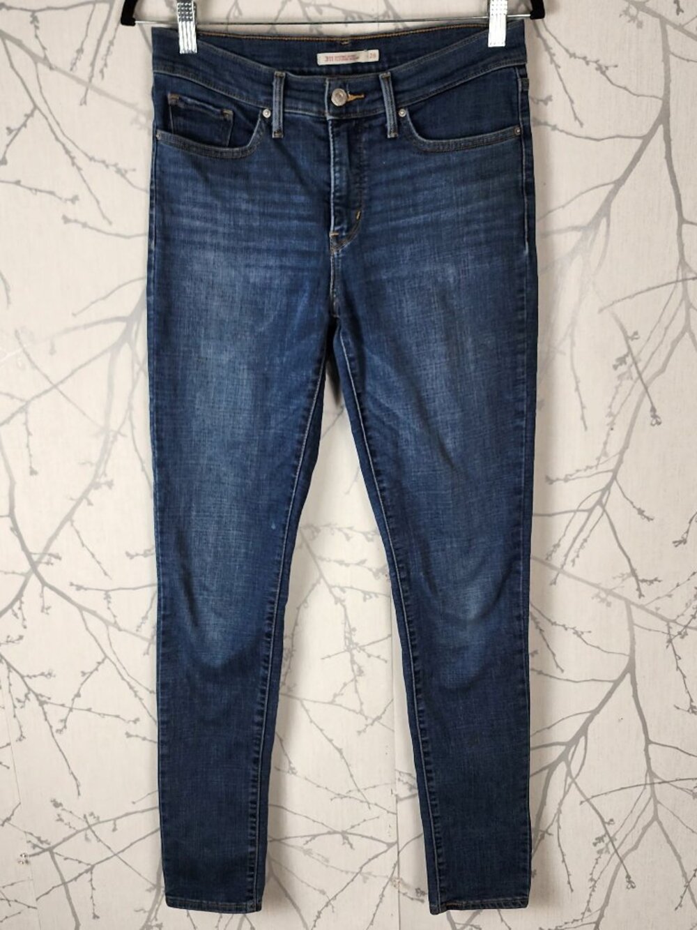 Levi's Dark Wash Stretch Denim 311 Shaping Skinny Jeans
